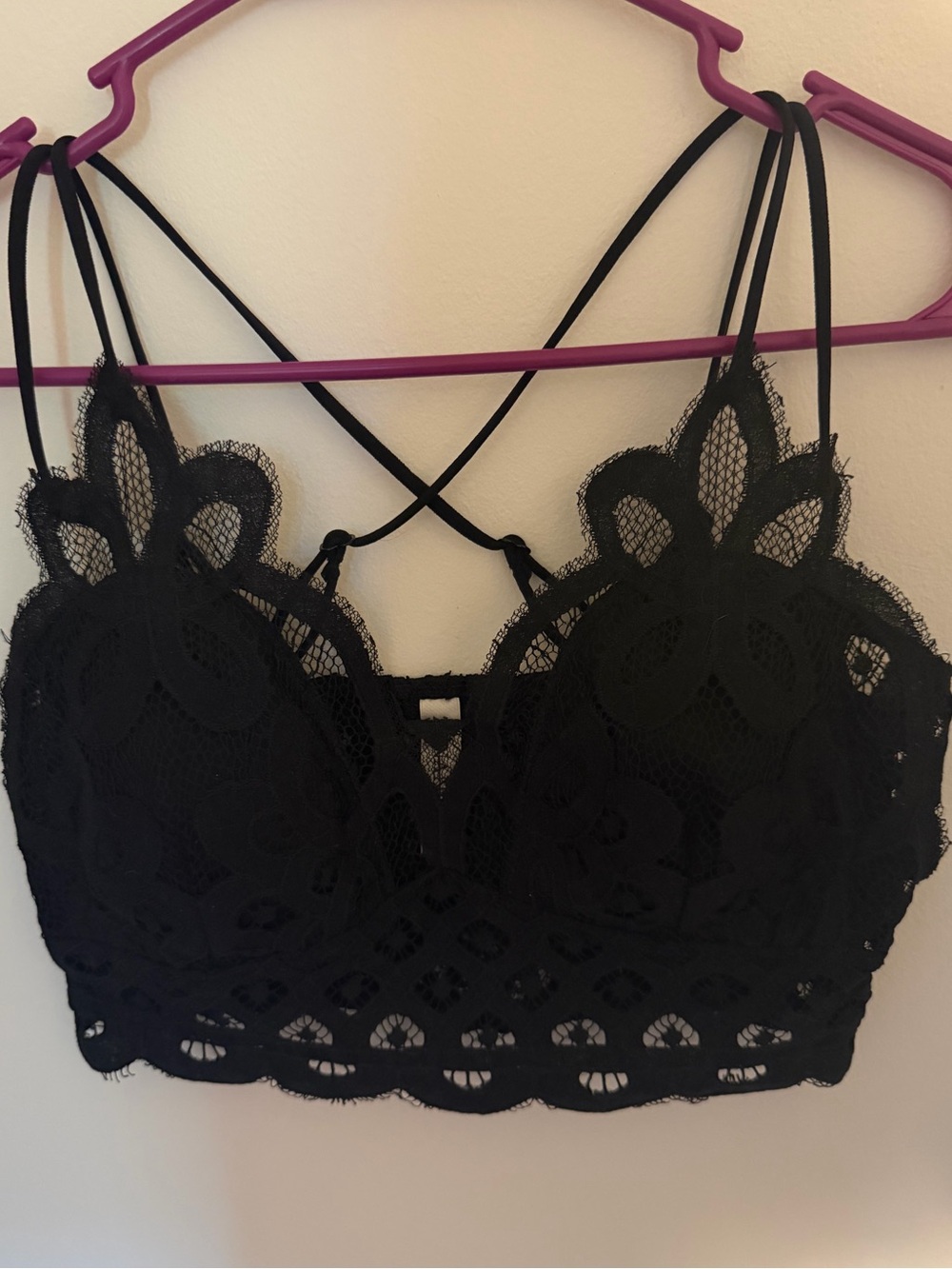 Beautiful Zenana Outfitters Black Lace Bralette